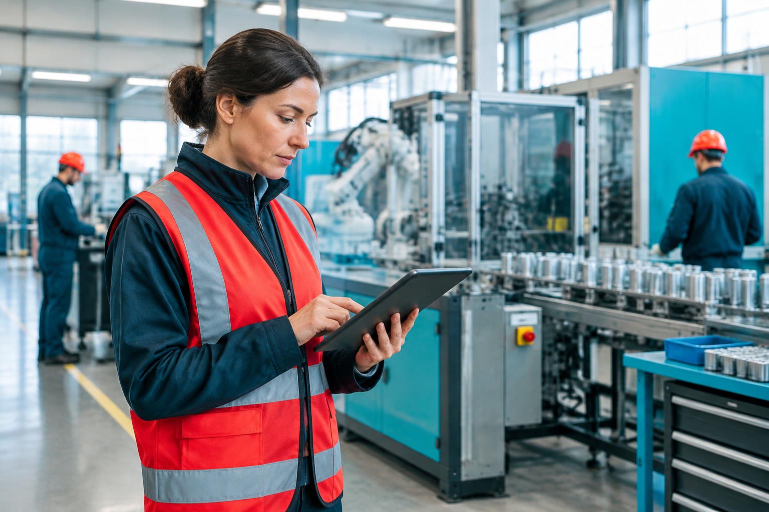 Gestionnaire utilisant une solution d'IA dans un environnement industriel